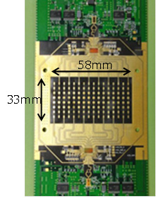 図5：試作したアレイアンテナボード