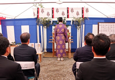 安全祈願祭の様子